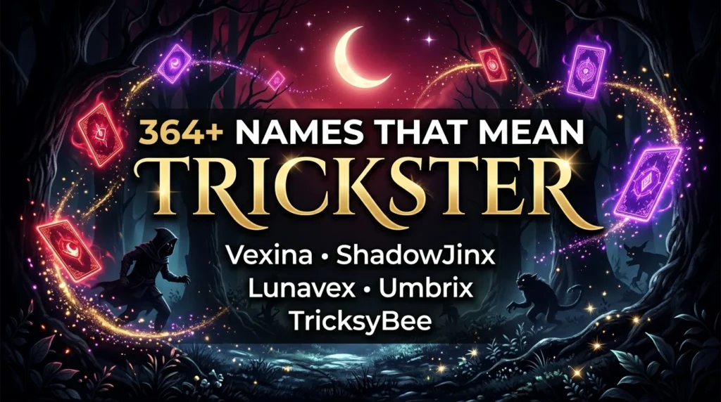 Cute Trickster Names for Social Media 📱