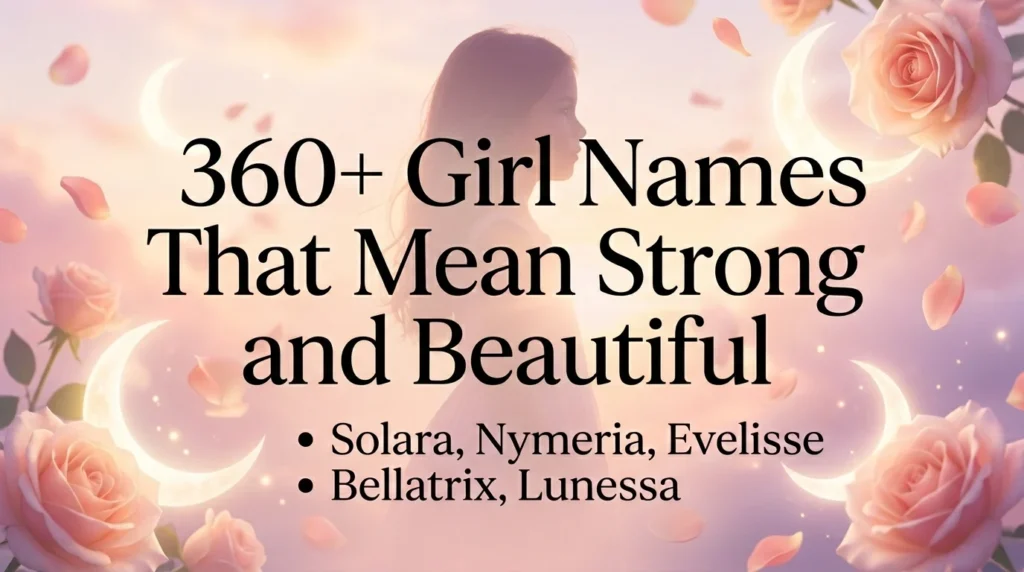 Modern Strong Female Names for 2026 🚀