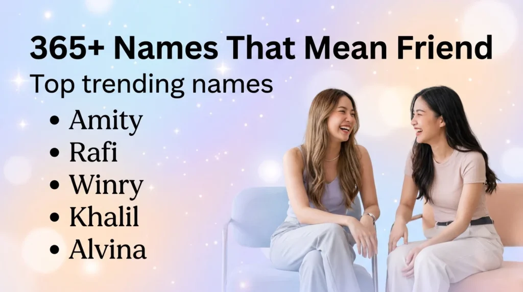 Names That Mean Friend of God