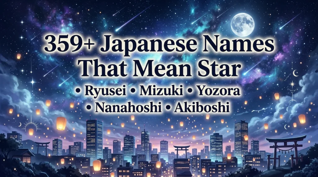 Rare Japanese Star Names 🌠