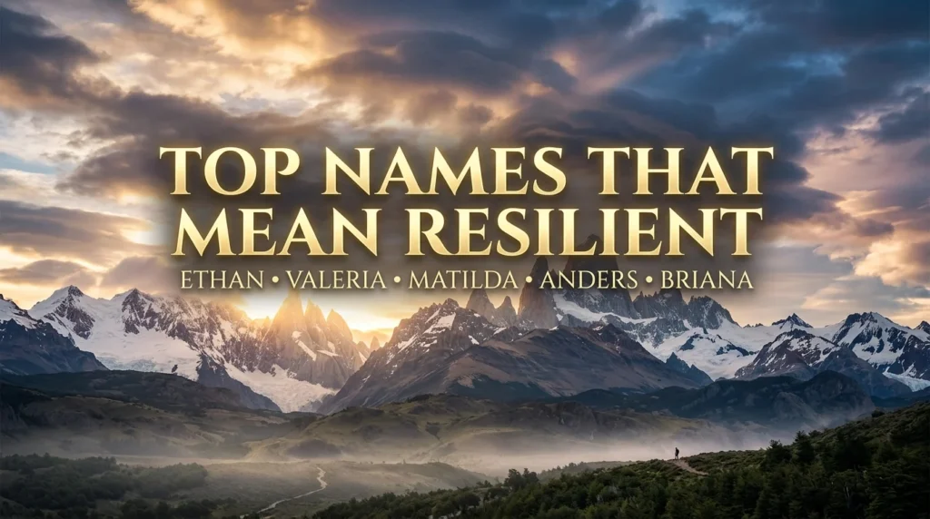 Boy Names That Mean Never Give Up