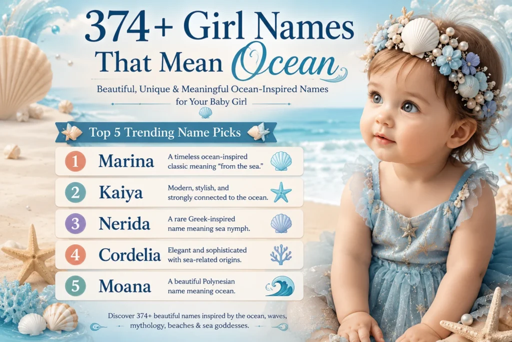Boy Names That Mean Ocean