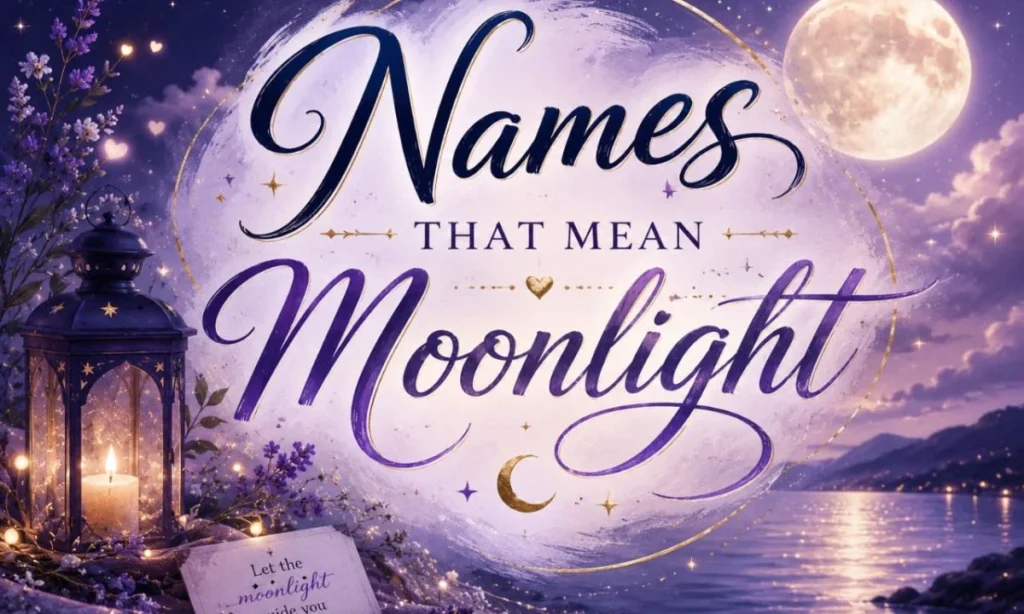 Boy Names that Mean Moonlight