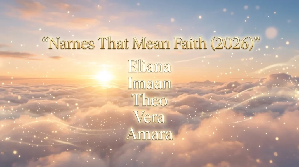 Girl Names That Mean Faith