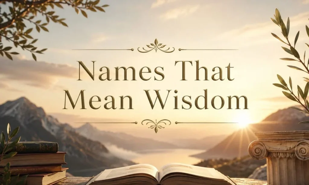 Girl Names that Mean Wisdom