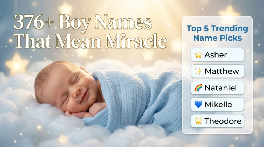 Hindu Boy Names Meaning Miracle or Survivor