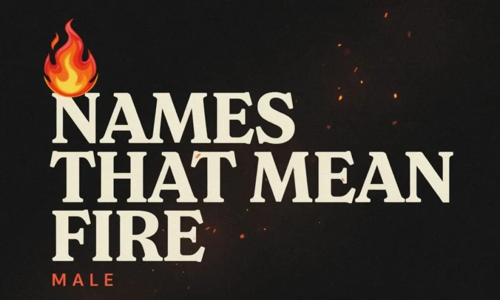 Names Meaning Fire Spirit