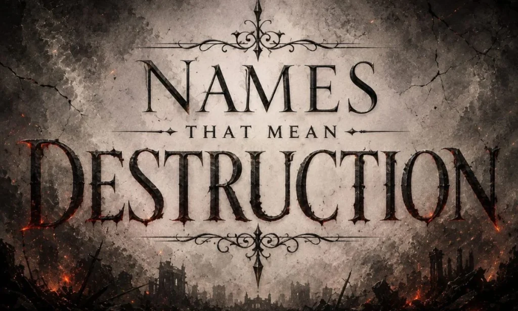 Names That Mean Death and Destruction