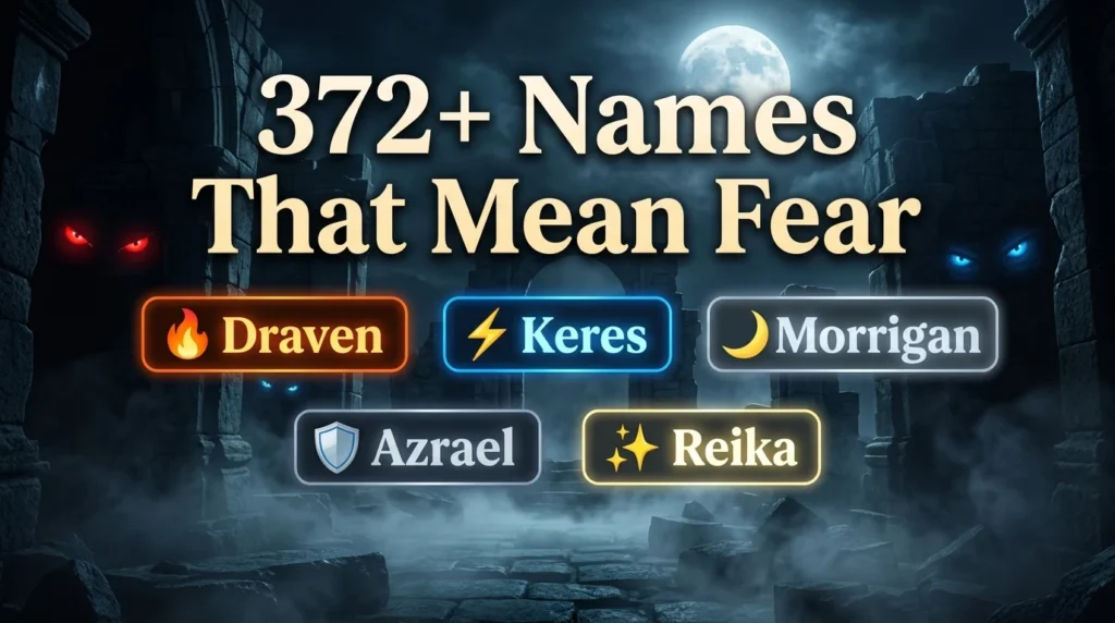 Names That Mean Fear Boy