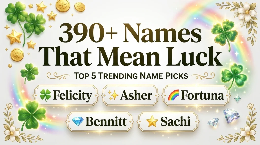 Names That Mean Lucky or Miracle