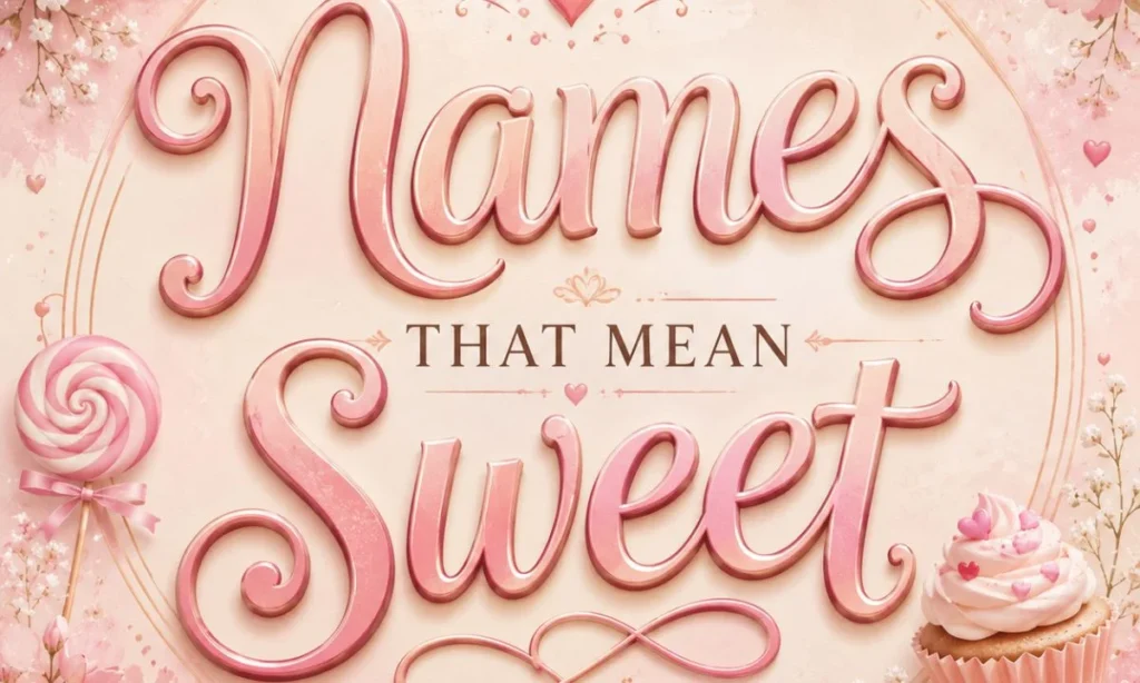Names That Mean Sweet (Boy)