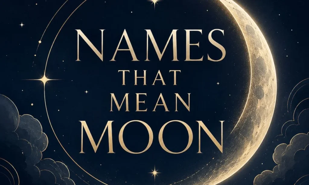 Names that Mean Moonlight