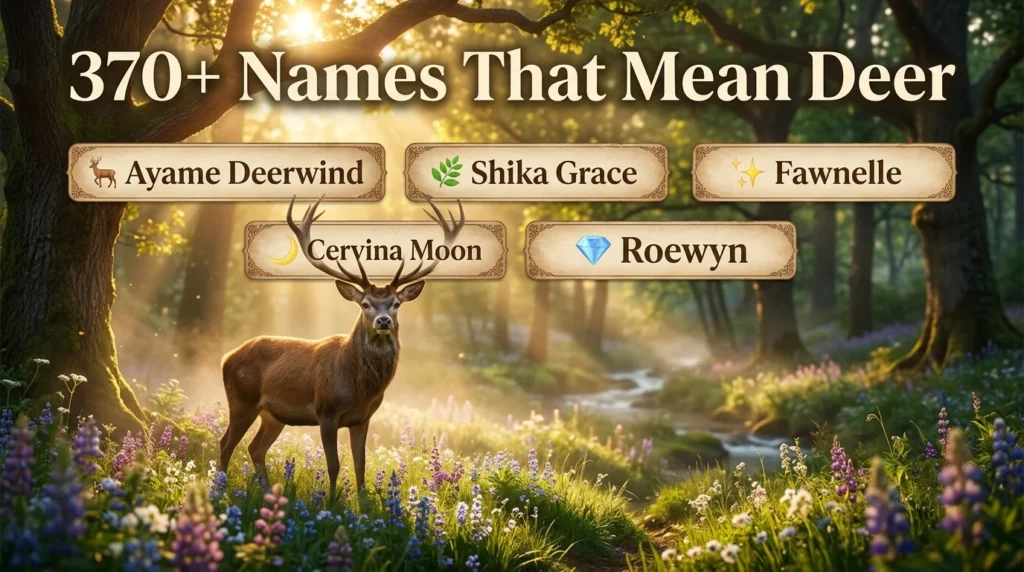 Unique Deer Names Girl