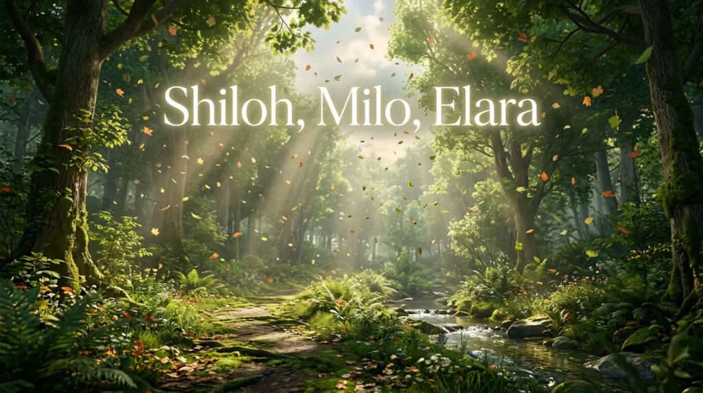 🌙 Gentle names meaning calm and soft