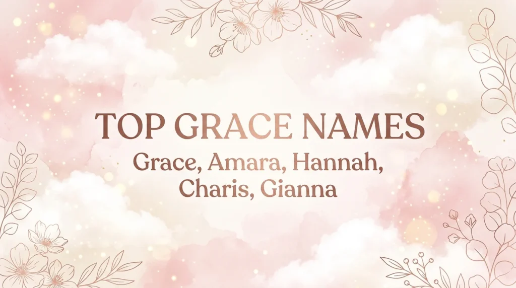 👧 Girl Names that Mean Grace