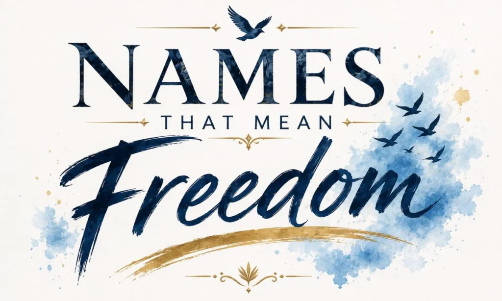 2. Girl Names That Mean Freedom & Independence