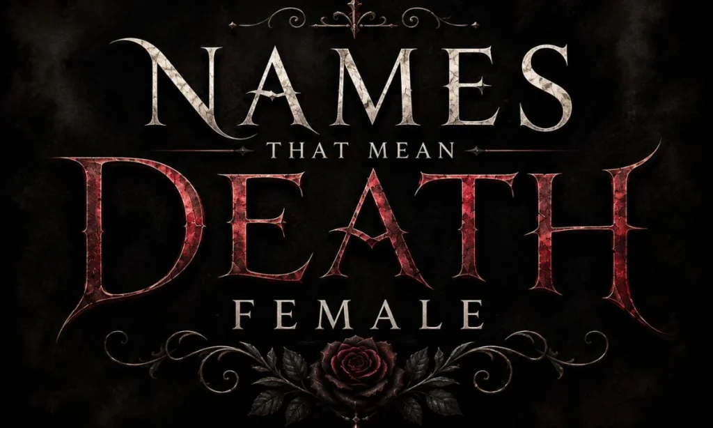 Boy Names That Mean Death Female