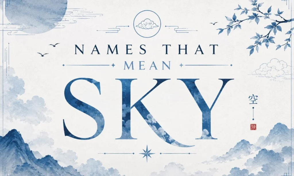 Boy Names That Mean Sky