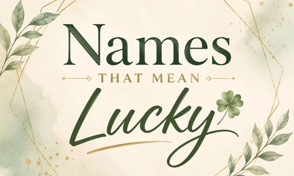 Girl Names That Mean Lucky or Blessed