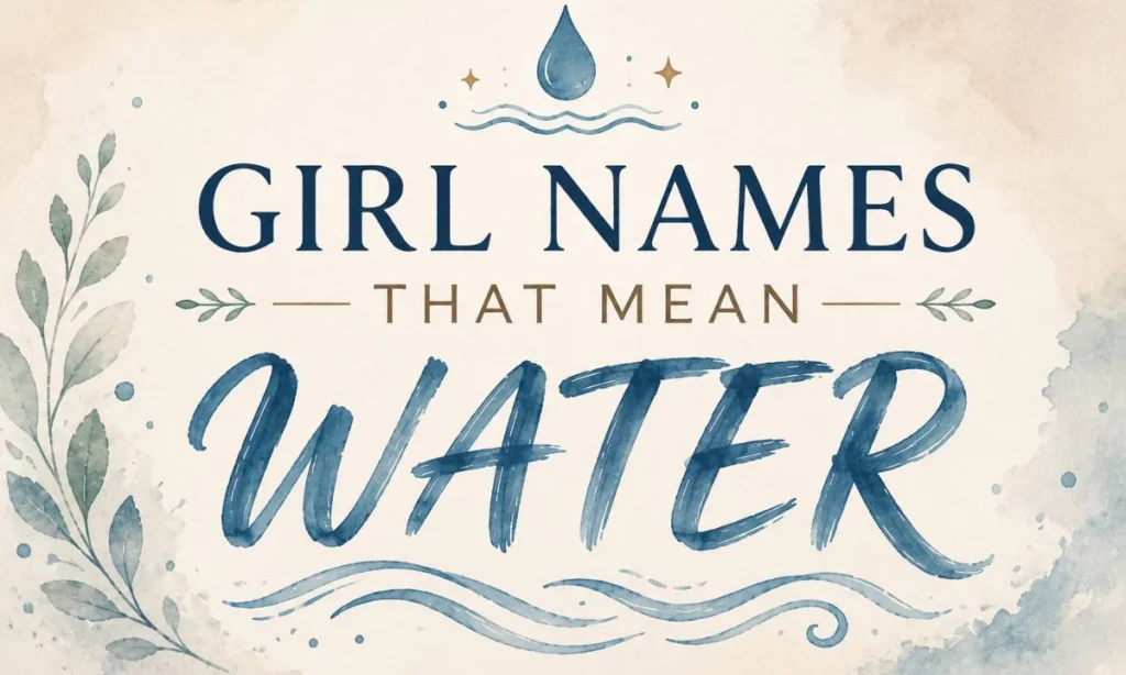 Girl Names that Mean Water or Ocean (1)