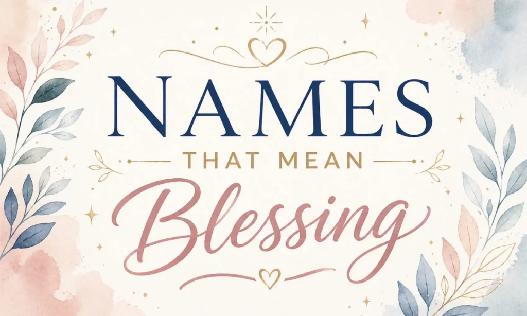 Names That Mean Blessed and Highly Favored