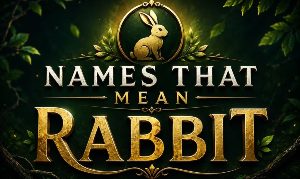 Names That Mean Rabbit in Japanese