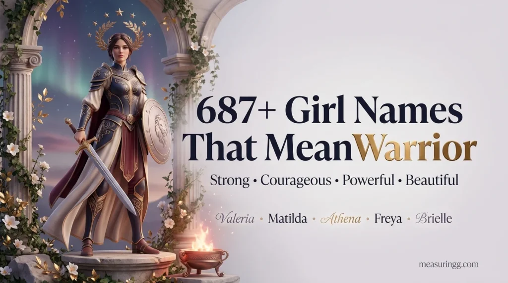 687+ Girl Names That Mean Warrior