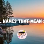 456+ Girl Names That Mean Sun