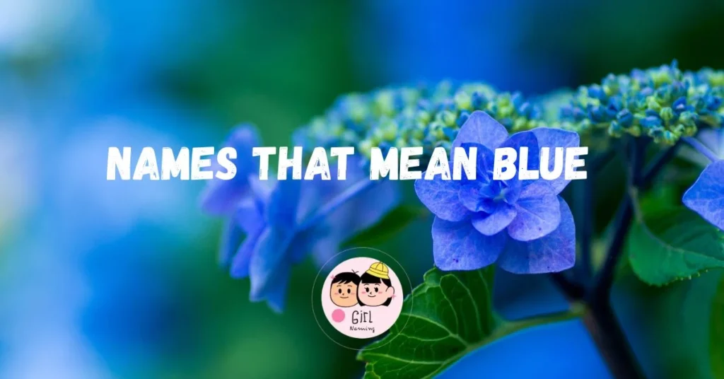 Names That Mean Blue