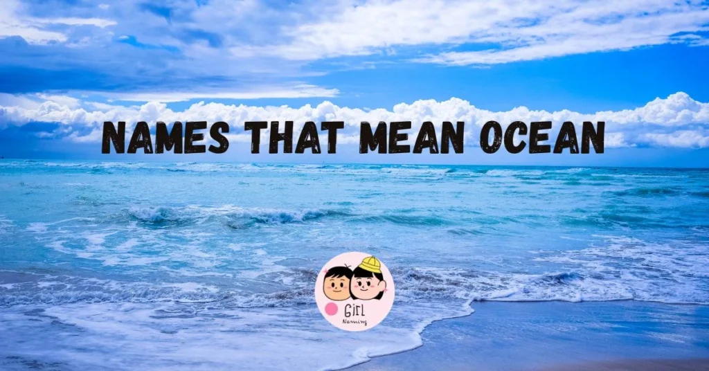 Names That Mean Ocean