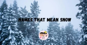 Names That Mean Snow