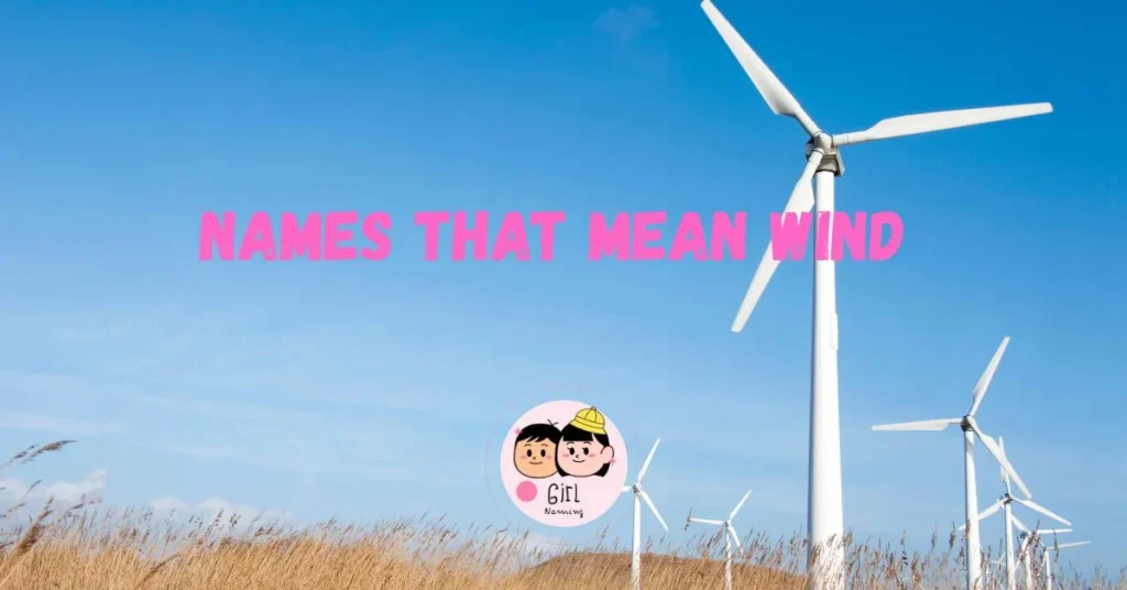 Names That Mean Wind