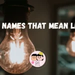 843+ girl names that mean light