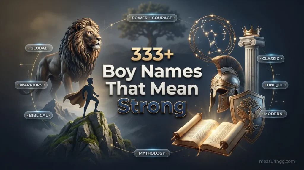 333+ Boy Names That Mean Strong