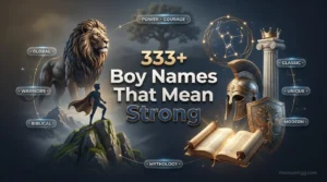 333+ Boy Names That Mean Strong