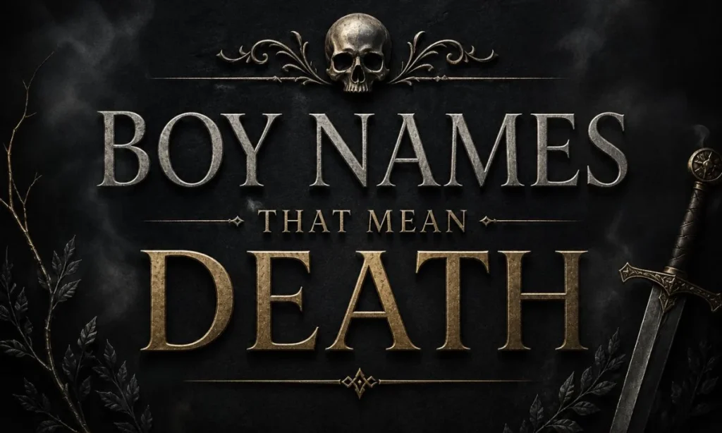Boy Names That Mean Death With Dark Origins