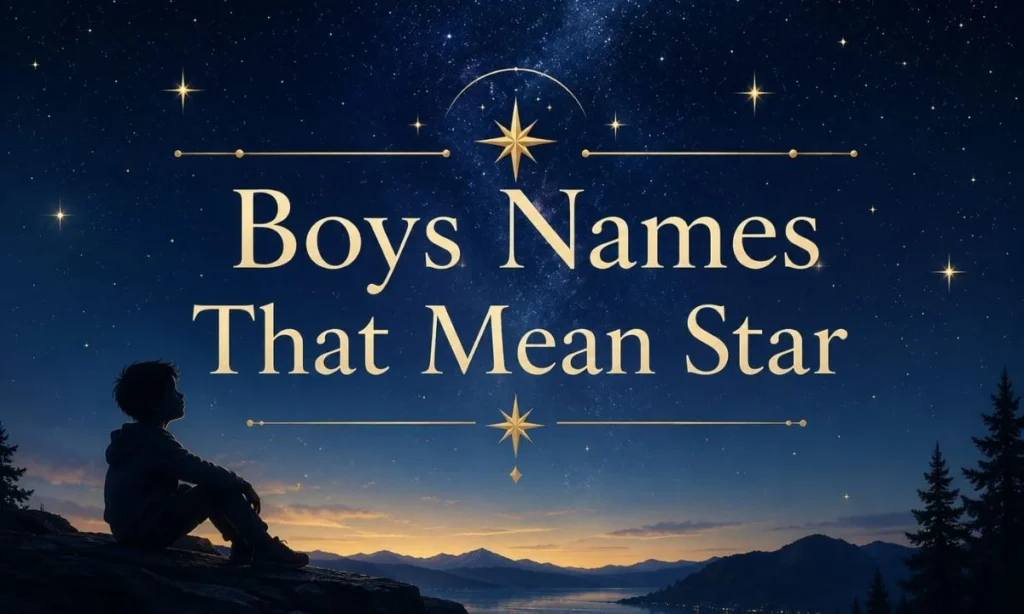 Boy Names That Mean Star 160 Brilliant &amp; Celestial Ideas