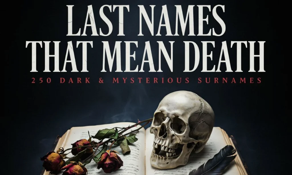 Last Names That Mean Death: 250 Dark and Mysterious Surnames
