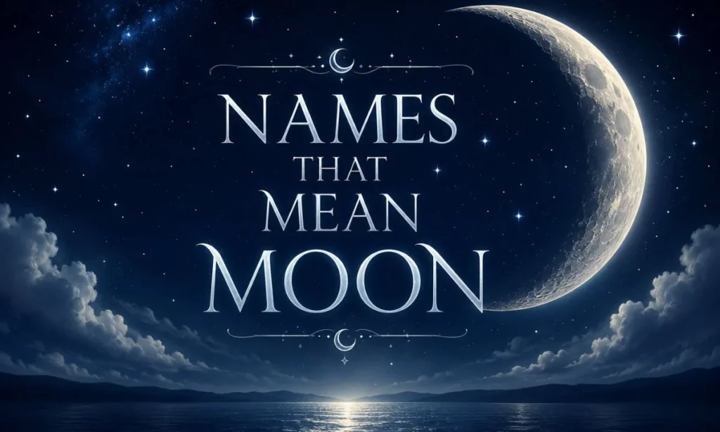 Male Names That Mean Moon 250 Celestial and Powerful Choices