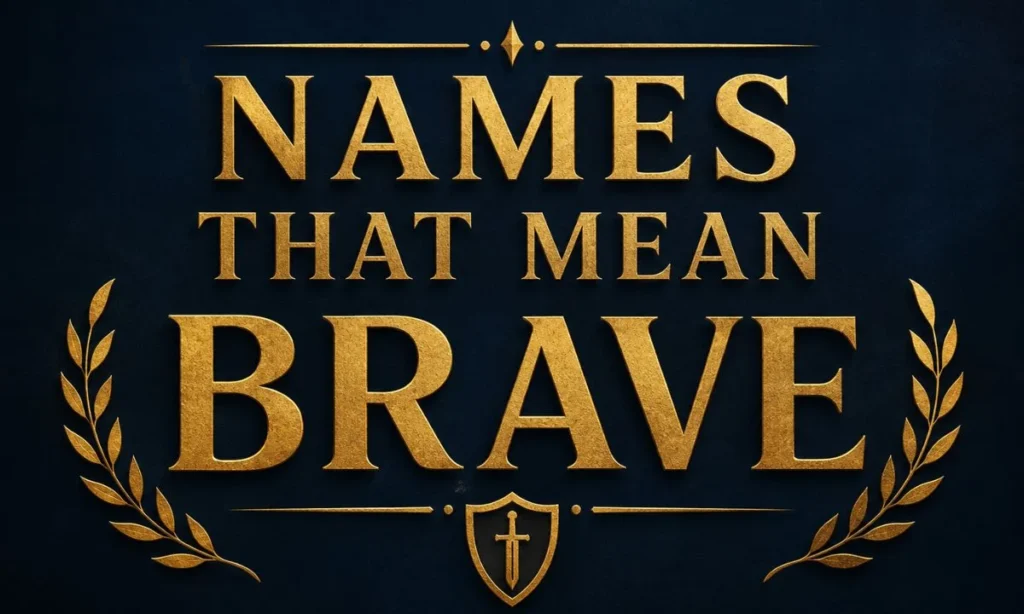 Names That Mean Brave Boys &amp; Girls
