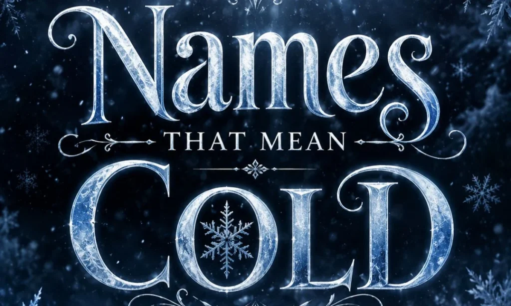 Names That Mean Cold Cool, Frosty &amp; Winter-Inspired Ideas