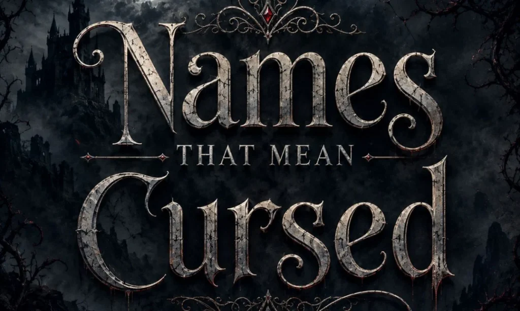 Names That Mean Cursed Dark, Mysterious &amp; Powerful Baby Names