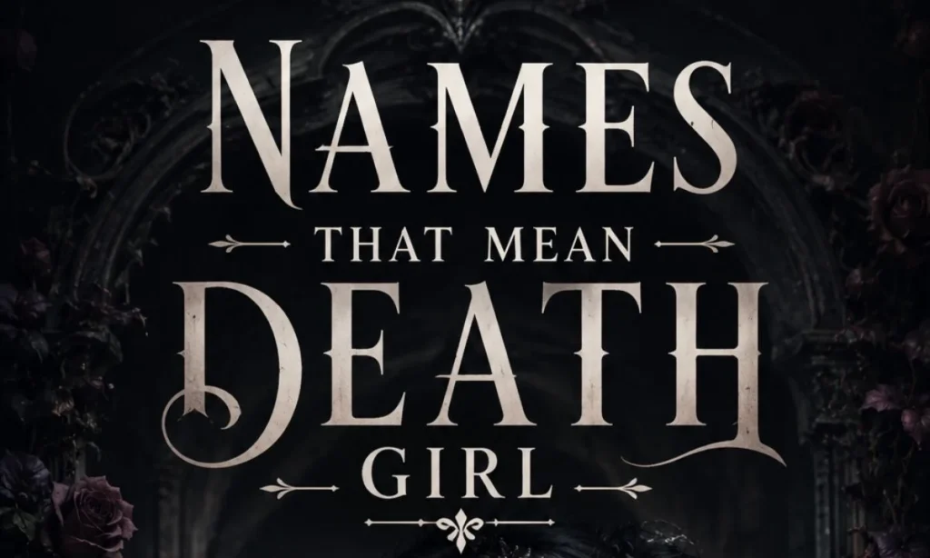 Names That Mean Death Girl Dark &amp; Mysterious Baby Names