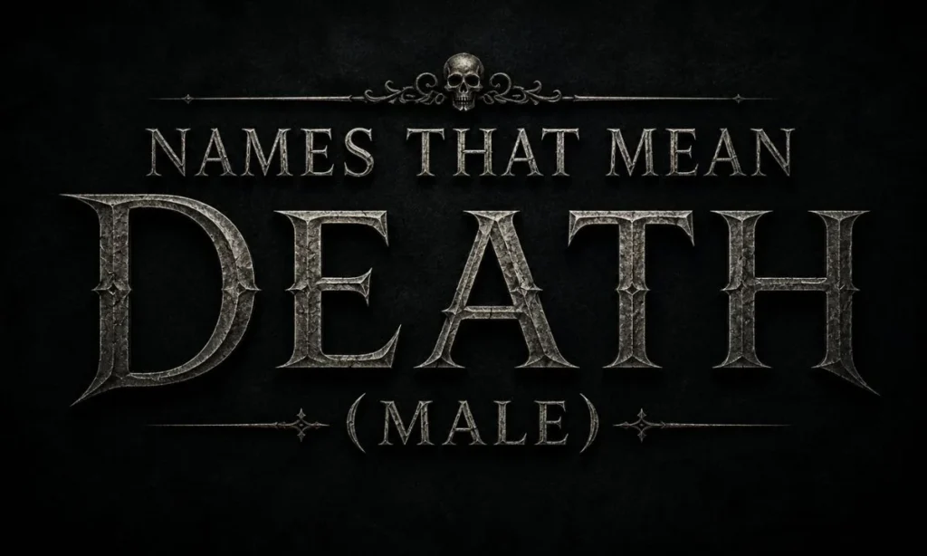 Names That Mean Death Male Dark, Powerful &amp; Mysterious Ideas