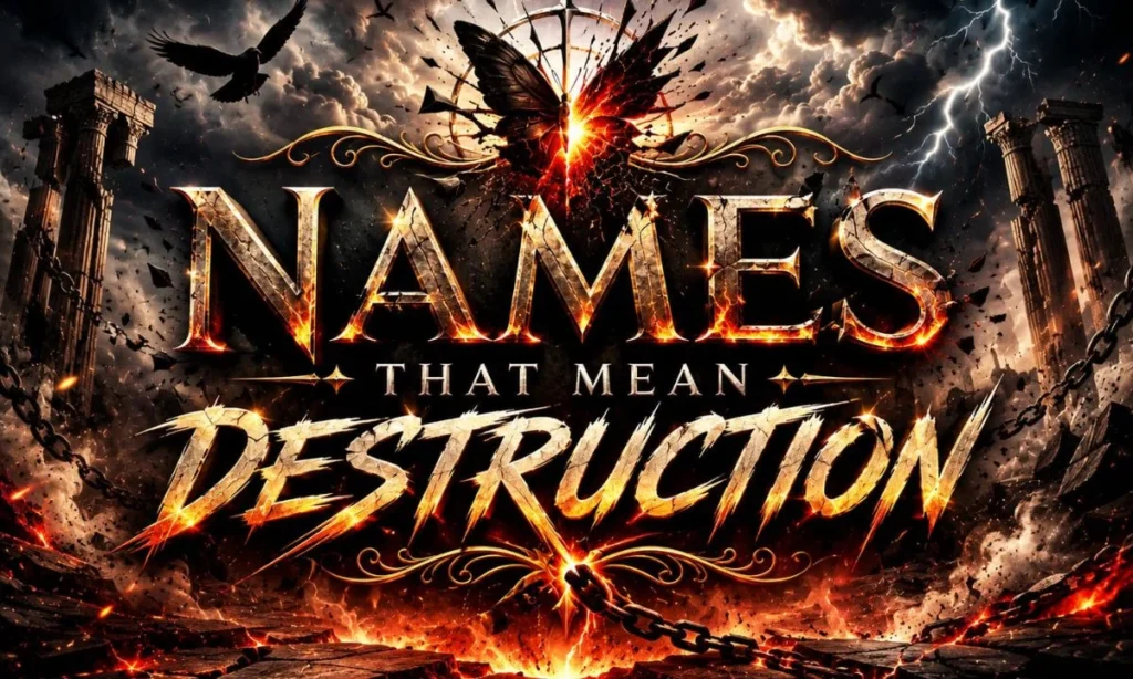 Names That Mean Destruction Dark, Powerful &amp; Fierce Ideas