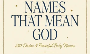 Names That Mean God