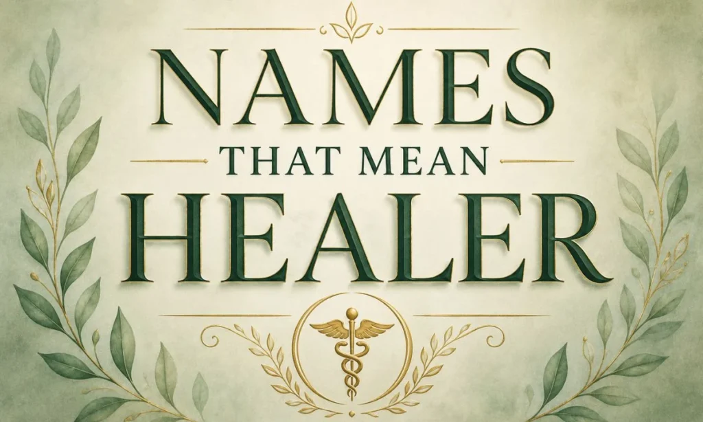 Names That Mean HealerUnique and Powerful