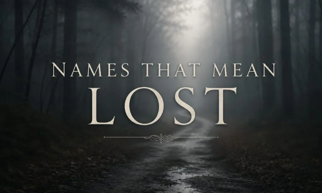 Names That Mean Lost 250 Mysterious and Meaningful Names