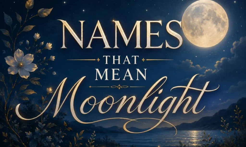 Names That Mean Moonlight 250 Beautiful and Magical Ideas