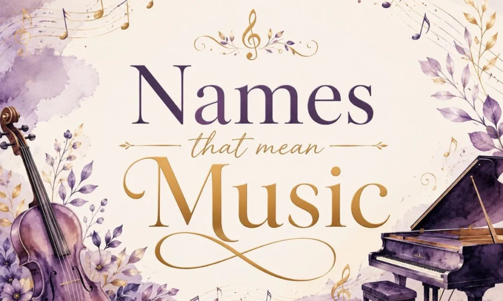 Names That Mean Music Melodic Baby Names Full of Harmony